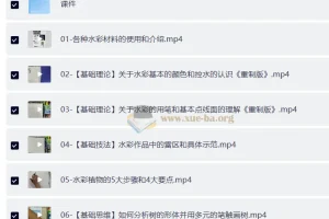 戈雅水彩风景五合一：基础入门到进阶创作写生全攻略