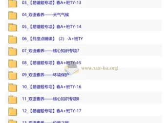 【2026初一春下】双语素养自主学习·TY·A+ 张宇菲-崔晓凡