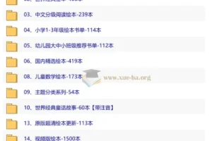 世界经典绘本合集·海量儿童启蒙读物大集结
