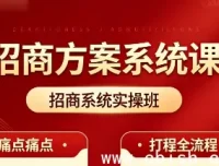 招商系统实操班：从引流到成交的全链路实战教程