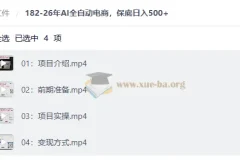 26年AI全自动电商实操教程，日入500+变现指南