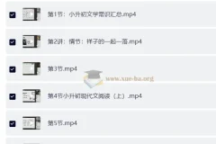 豆神大语文·小升初荣耀班 全套课程资料