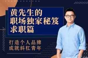 黄先生职场秘笈：求职指南——从简历到面试，打造个人品牌实现职业跃迁