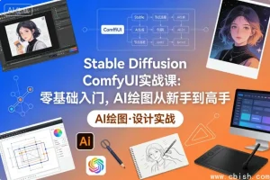 Stable Diffusion ComfyUI实战课：零基础入门到AI绘图高手
