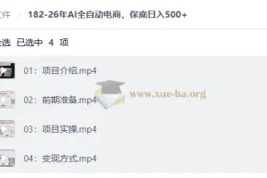 26年AI全自动电商实操教程，日入500+变现指南