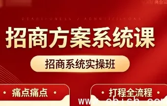 招商系统实操班：从引流到成交的全链路实战教程