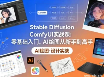 Stable Diffusion ComfyUI实战课：零基础入门到AI绘图高手