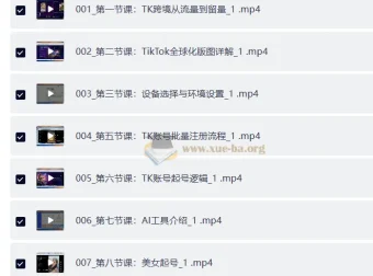 TikTok跨境出海全链路实战课：AI赋能起号选品与内容制作，从零基础到回款全流程