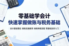 会计基础与实操全攻略：从概念到纳税申报系统教学视频教程