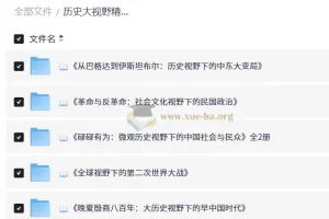 历史大视野精品书系：从文明脉络到全球变局的多维解读