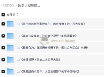 历史大视野精品书系：从文明脉络到全球变局的多维解读