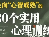 30个实用心理训练，系统提升心智成熟度