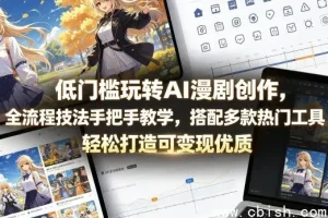 AI漫剧创作全流程技法教学：从角色设计到动态合成新手实操指南
