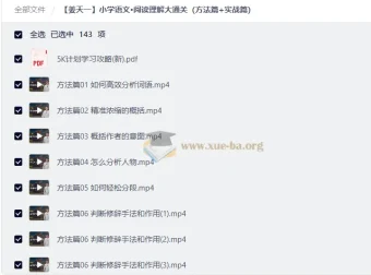 姜天一小学语文阅读理解大通关：方法篇+实战篇，系统攻克阅读难题