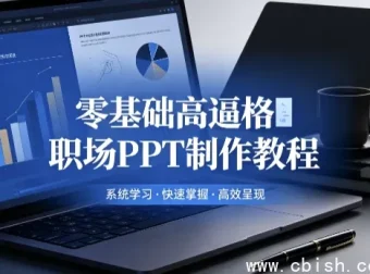 零基础职场PPT制作教程：逻辑梳理与模板套用全流程视频课