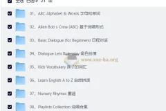English Singing音节单词句子对话：儿童英语启蒙动画合集