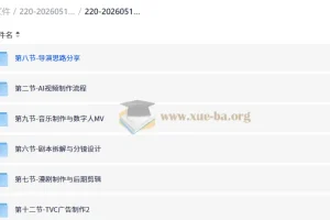 AI视觉导演课第2期：漫剧、数字人与商业广告全能创作实战
