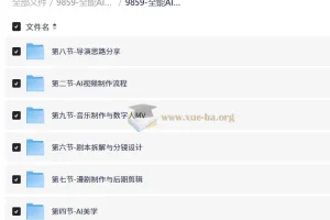 全能AI视频创作导师养成课2.0 完整教程