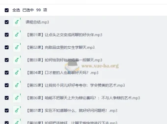 通用聊天和说话方法：跟谁都聊得来（99节音频课）