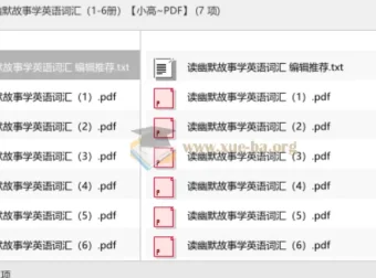 Sam读幽默故事学英语词汇（1-6册）小高适用 PDF电子书