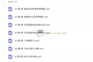 2027高中高一物理 跳跳&胡婷 一轮暑假班
