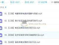 2027高中高一化学 郑慎捷 暑假班