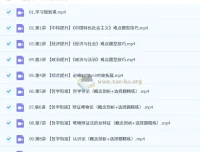 2027高中高二政治 周峤矞 暑假班