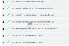 张萌时间管理50课：人生效率手册音频全集，助你掌握高效人生