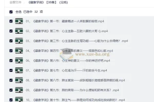 藏象学说35集完整版——中医五脏六腑功能详解视频教程