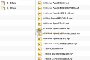尚硅谷Hermes Agent实战教程：大模型智能体开发全流程