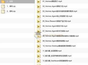 尚硅谷Hermes Agent实战教程：大模型智能体开发全流程