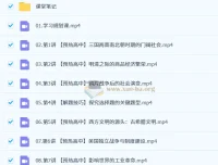 2027高中高一历史 任旺 暑假班