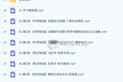 2027高中高一政治 秦琳 暑假班
