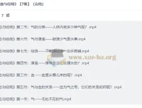 气血与经络（7集全）中医基础理论视频教程