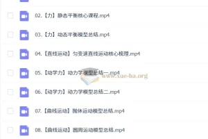 2027高三高考物理 崔珊珊 暑假班 一轮复习核心模型精讲
