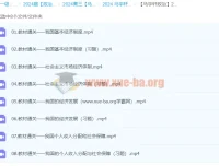 2024高三高考政治 马宇轩政治 一轮复习全套课程