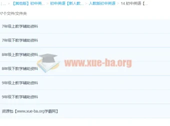 初中英语教学辅助资料打包合集