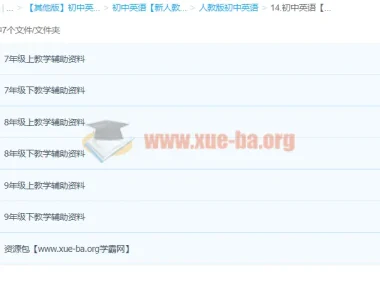 初中英语教学辅助资料打包合集