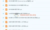 中考英语复习课件试题全套合集