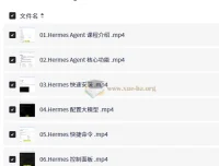 Hermes Agent智能体全维度实战课程：从入门到企业级应用