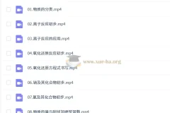 2027高中高一化学 钟啸 上学期 高清视频课程