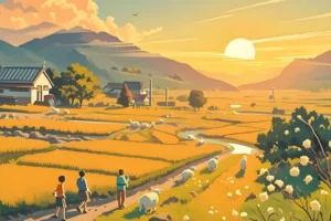 AI农村治愈动画制作全流程课，零基础入门到收益变现