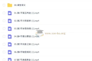 2026-2027初二物理冲顶班S 谭清军秋季课程 全国通用版