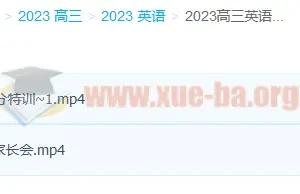 2023高三高考英语徐磊复读班 暑假班+秋季班 语法完型写作全攻略