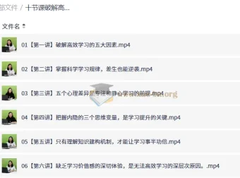 高效学习法十讲：从普通生到尖子生的系统逆袭指南