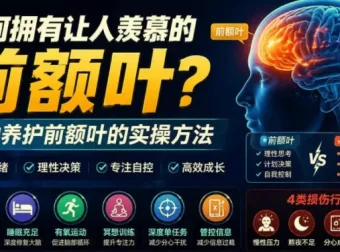 如何拥有让人羡慕的前额叶？五种养护前额叶的实操方法