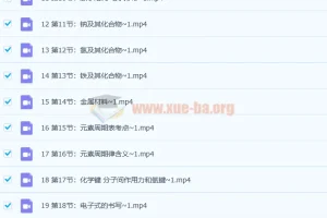 李政化学强效逆袭班：有机化学与无机化学系统精讲