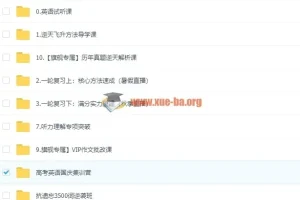 2019李辉英语全年联报旗舰版 抗遗忘3500词逆袭班完整课程合集