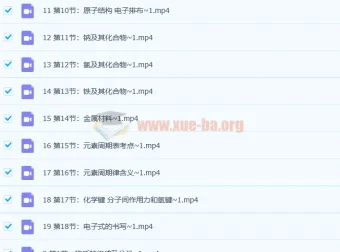 李政化学强效逆袭班：有机化学与无机化学系统精讲