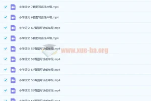 小学语文看图写话1-60讲 低年级写作启蒙视频课程